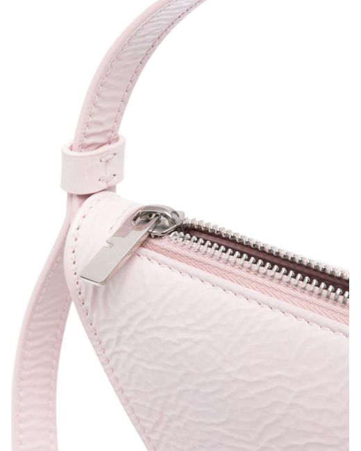 Bolso de hombro Sling Shield mini Burberry de color Pink