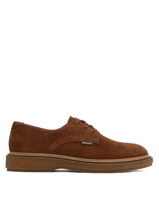Derby Stringate Con Plateau di Barbour in Brown da Uomo