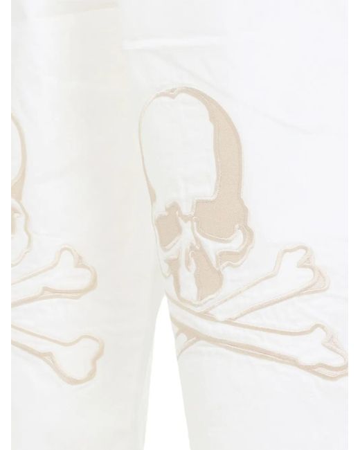 MASTERMIND WORLD White Belted Trousers for men