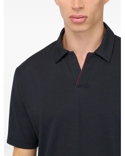 Boggi Black Piqué Polo Shirt for men