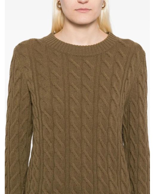 N.Peal Cashmere Brown Emilia Jumper