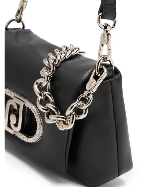 Liu Jo Black Small Lapuffy Bag