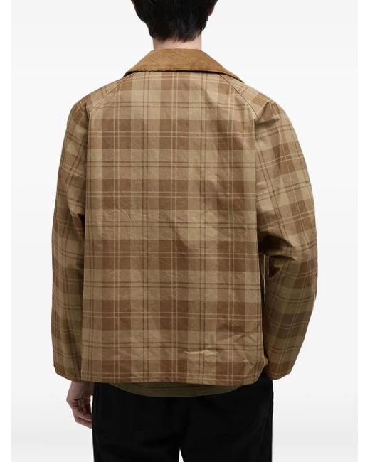 Barbour Geruit Windjack in het Brown voor heren