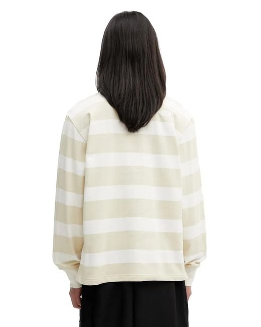 The North Face White Rugby Polo Sweatshirt