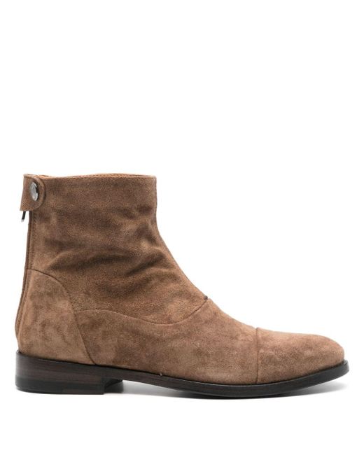 Alberto Fasciani Brown Camil 70009 Suede Ankle Boots