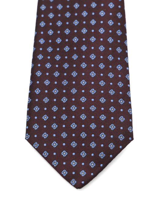 Canali Purple Patterned Tie for men