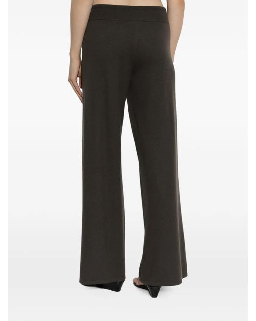 Lisa Yang Black Sofi Drawstring Cashmere Trousers