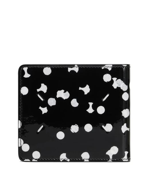 Maison Margiela Black Portefeuille À Imprimé Confetti