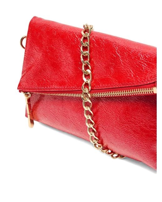 Liu Jo Red Glossy Shoulder Bag