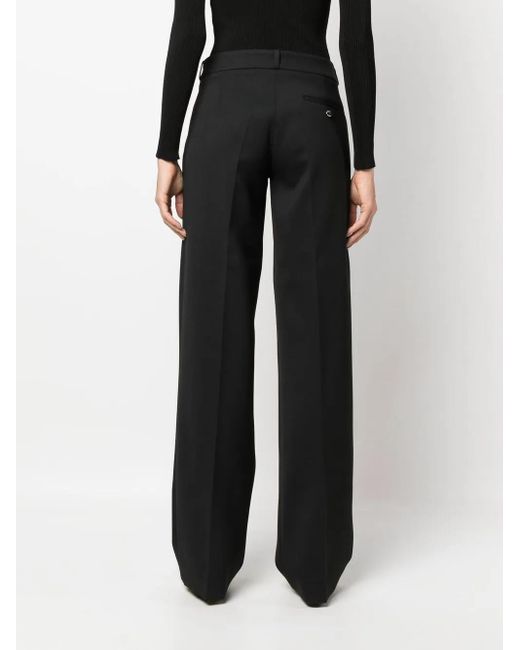 Coperni Black High-Waist Straight-Leg Trousers
