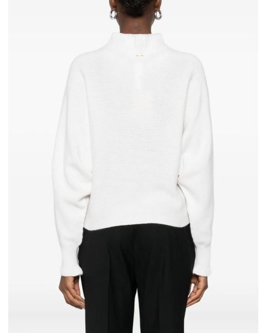 Twinset モックネック セーター White