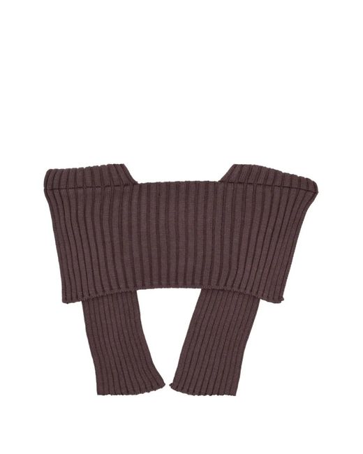 Niccolò Pasqualetti Brown Scarf