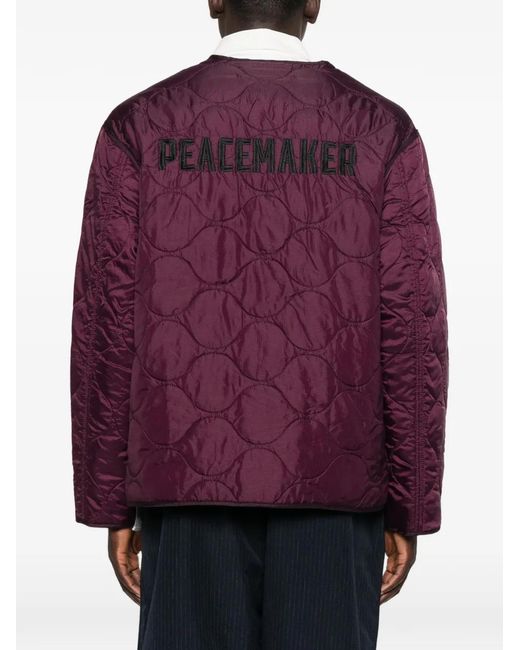 OAMC Purple Combat Liner Onion-Quilted Jacket for men