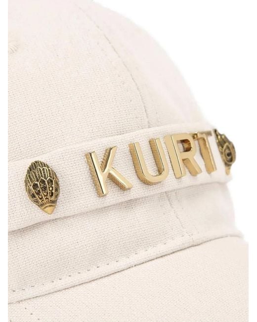 Kurt Geiger Natural Logo-Embellished Baseball Cap