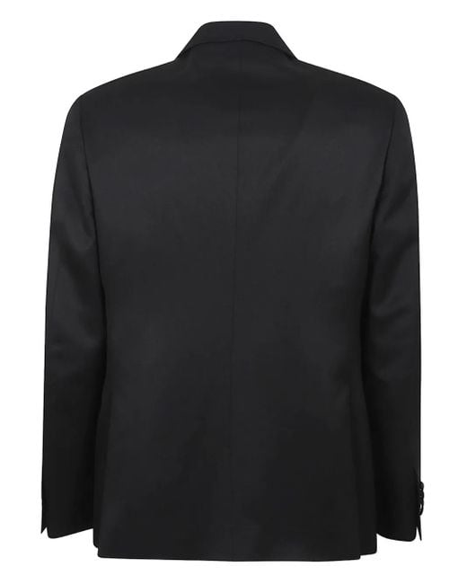 Lardini Black Wool Suit for men