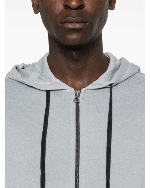 Hoodie en coton à fermeture zippée James Perse pour homme en coloris Gray
