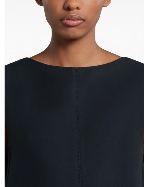 Marni Black Flared Midi Dress