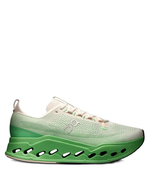 On Shoes Green Cloudsurfer Max Sneakers for men