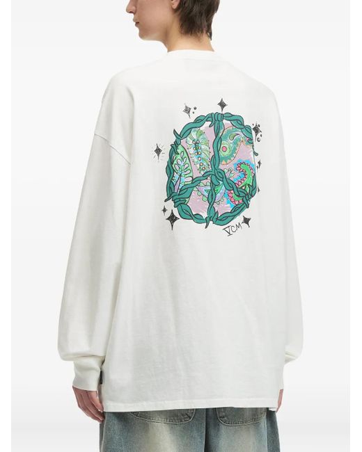 FIVE CM White Long-Sleeve T-Shirt for men