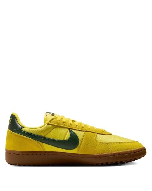 Nike Yellow Field General Suede Sneakers for men