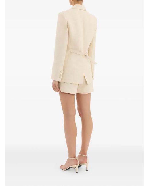 Rebecca Vallance Natural Button Winnie Blazer