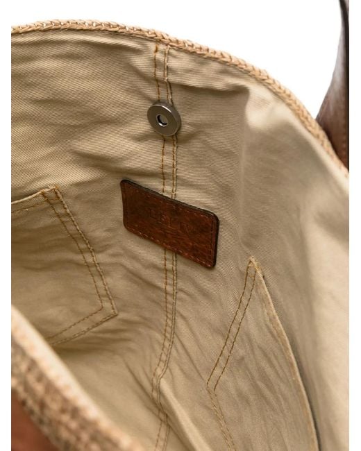 IBELIV Brown Tokyo Raffia Tote Bag