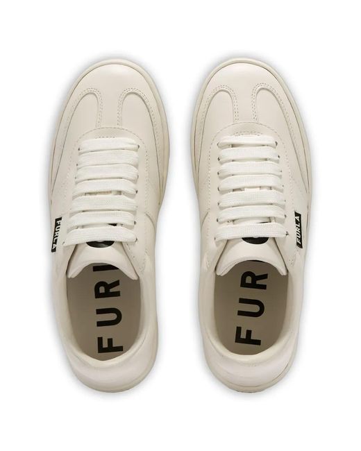 Furla White Baskets Step En Cuir
