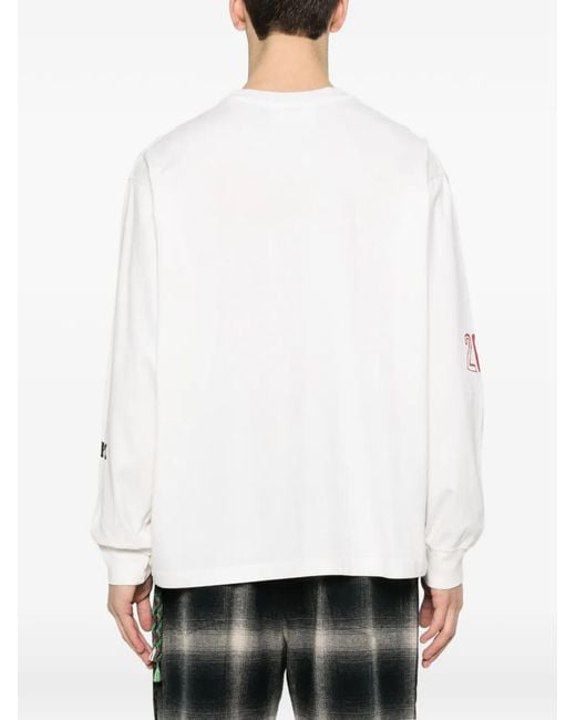 Song For The Mute White T-Shirt À Imprimé Graphique for men