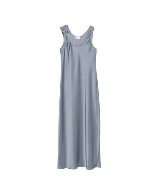 Marella Blue Twisted Midi Dress