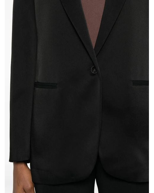 Forte_forte Black Single-Breasted Jacket