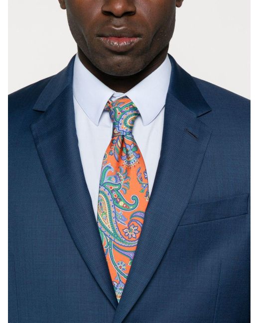 Paul Smith Blue Single-Breasted Wool Suit for men