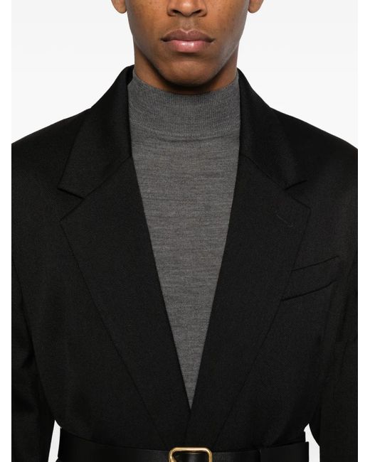 Tom Ford Gray Mélange-Effect Top for men
