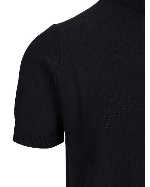 Al Duca D'aosta Black Short Sleeve T-Shirt for men