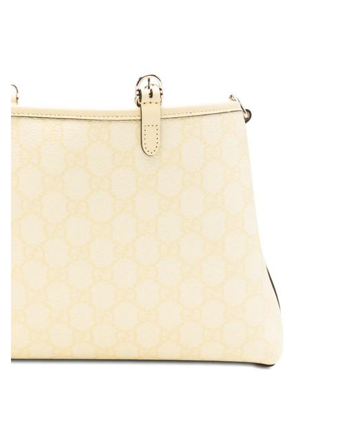 Gucci Natural Monogram-Pattern Tote Bag