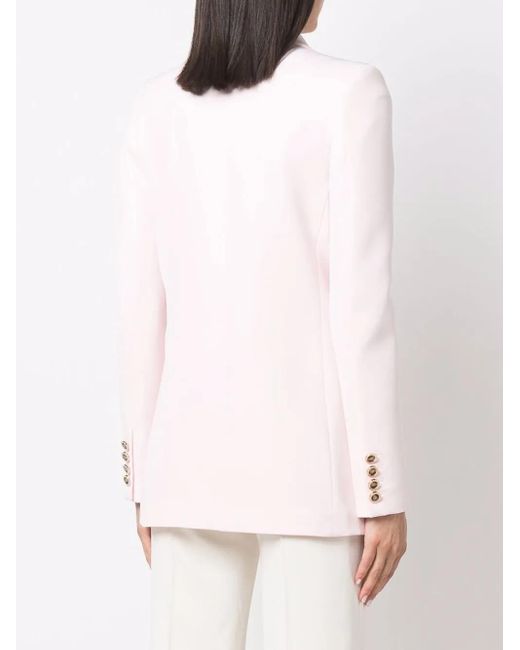 Philipp Plein Pink Single-Breasted Blazer