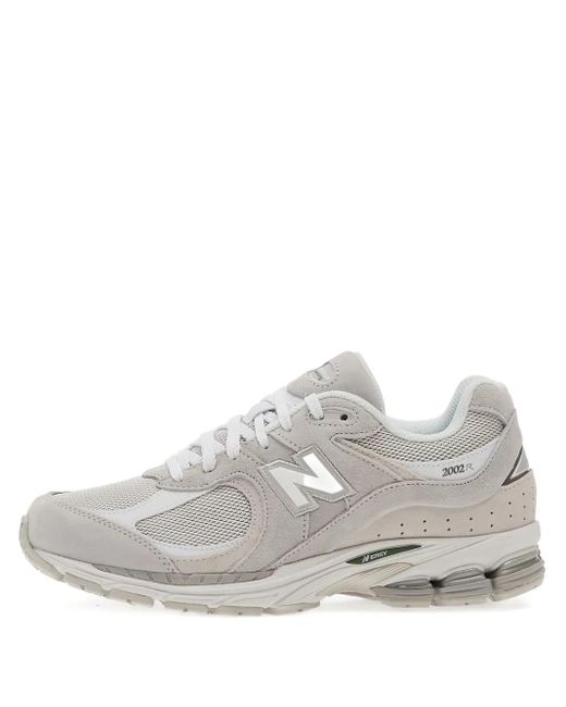 New Balance White 2002R Panelled Sneakers