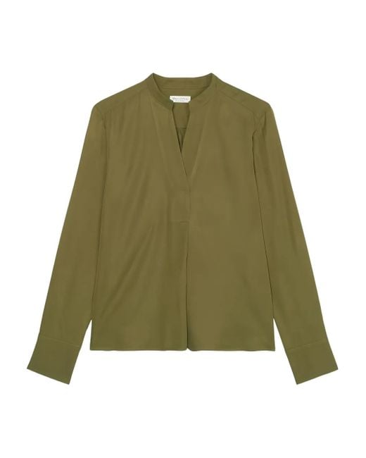 Marc O' Polo Green Long-Sleeve Blouse