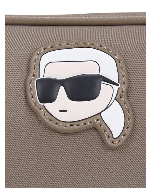 Karl Lagerfeld Brown Ikon Camera Bag