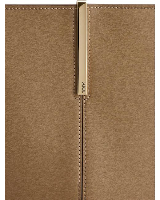 Tod's レザーハンドバッグ Brown