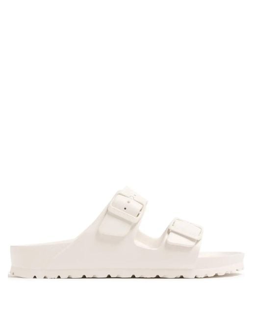 Birkenstock White Arizona Eva Sandals