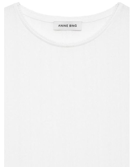 T-Shirt Pia Anine Bing en coloris White