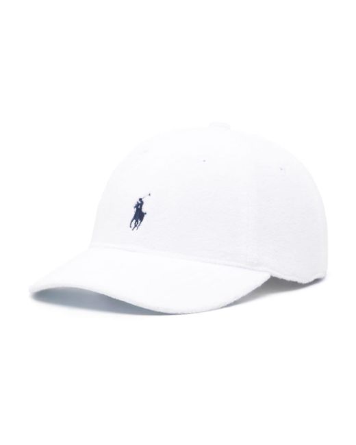 Polo Pony-motif baseball cap Polo Ralph Lauren de hombre de color White