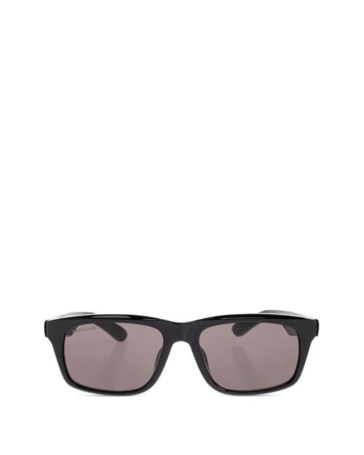 Balenciaga Gray Lunettes De Soleil À Monture Rectangulaire for men