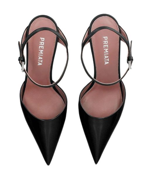 Premiata Black 60Mm Leather Pumps