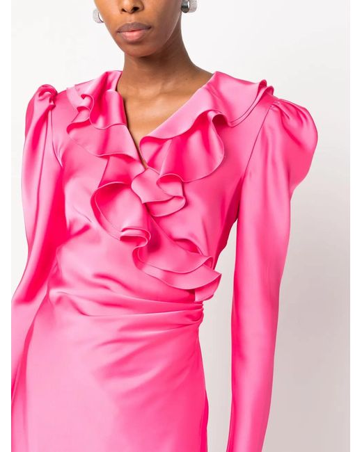 Philosophy Di Lorenzo Serafini Pink Philosophy By Lorenzo Serafini Dresses Fuchsia
