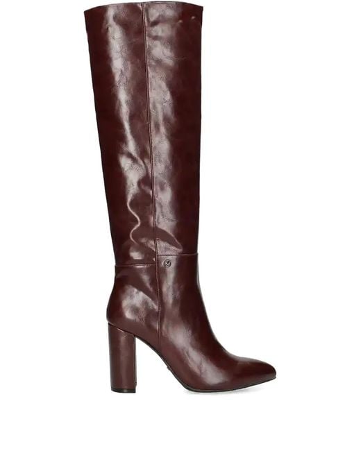 Mexx Brown Block-Heel Knee-High Boots