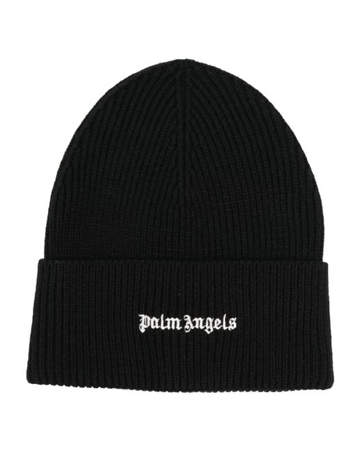 Bonnet À Logo Brodé Palm Angels pour homme en coloris Black