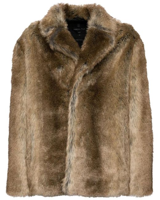 Unreal Fur Brown Lupin Jacket for men
