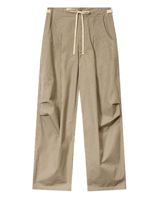 Isabel Marant Natural Khaki Cotton Pants