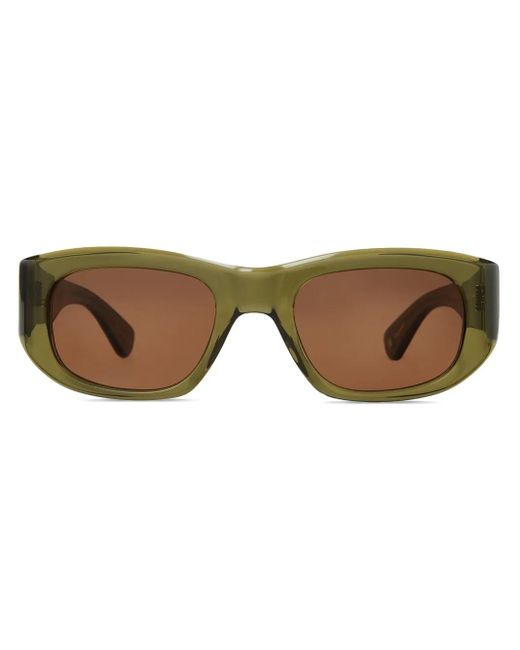 Garrett Leight Brown Oversize-Frame Sunglasses